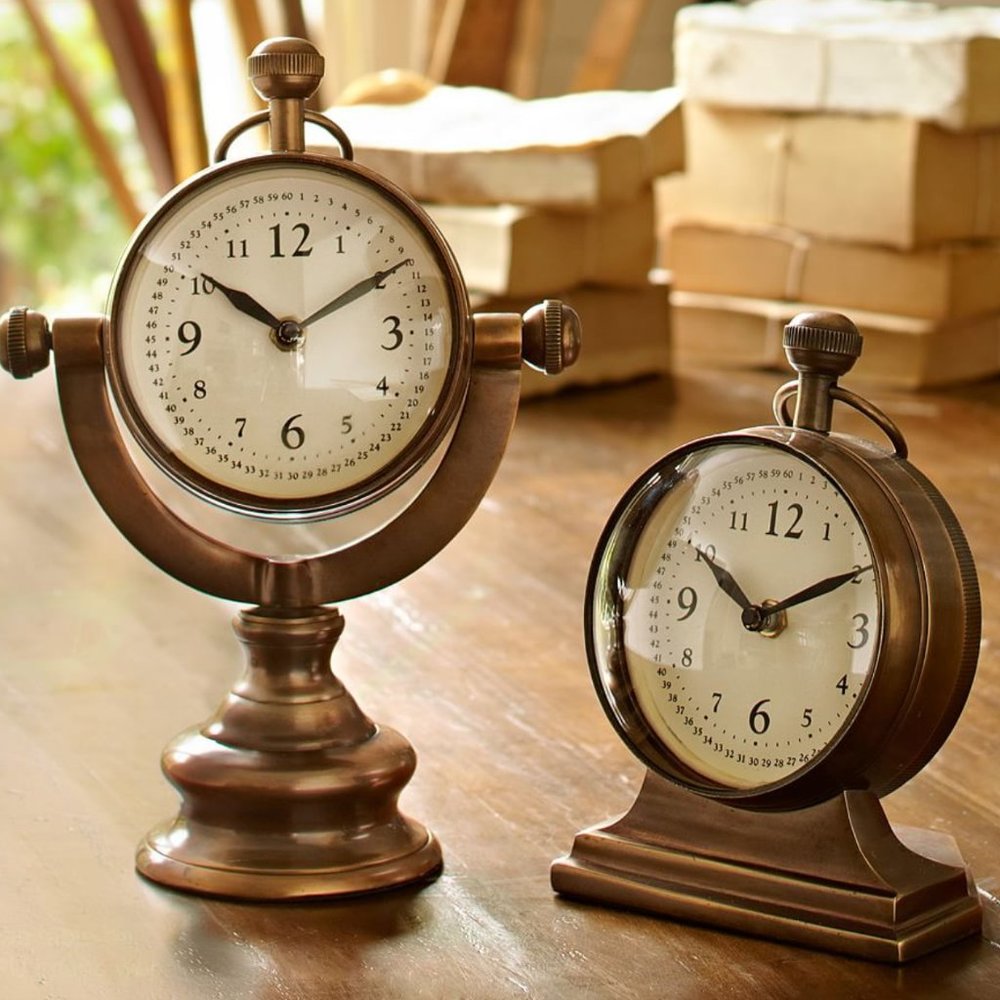 Pottery Barn Mariner's Desktop Clock